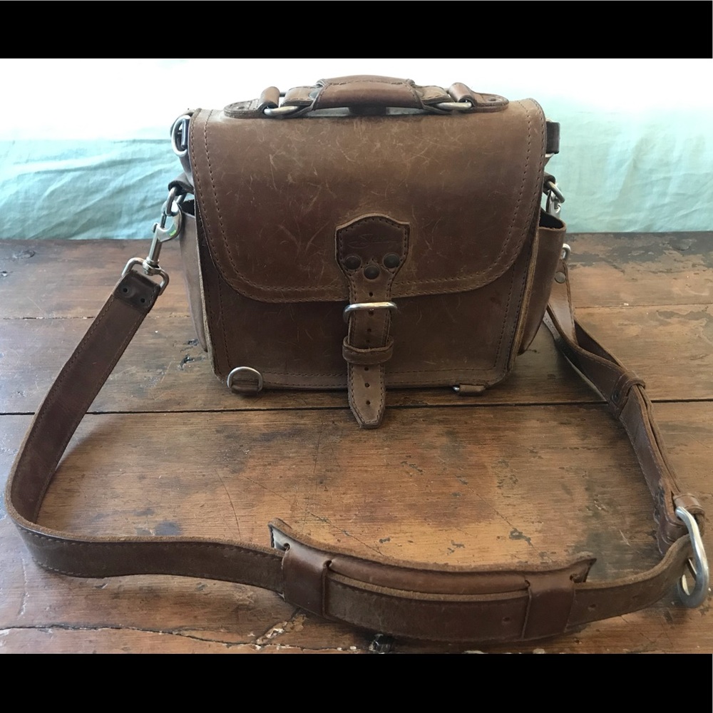 Saddleback Leather Small Round Satchel